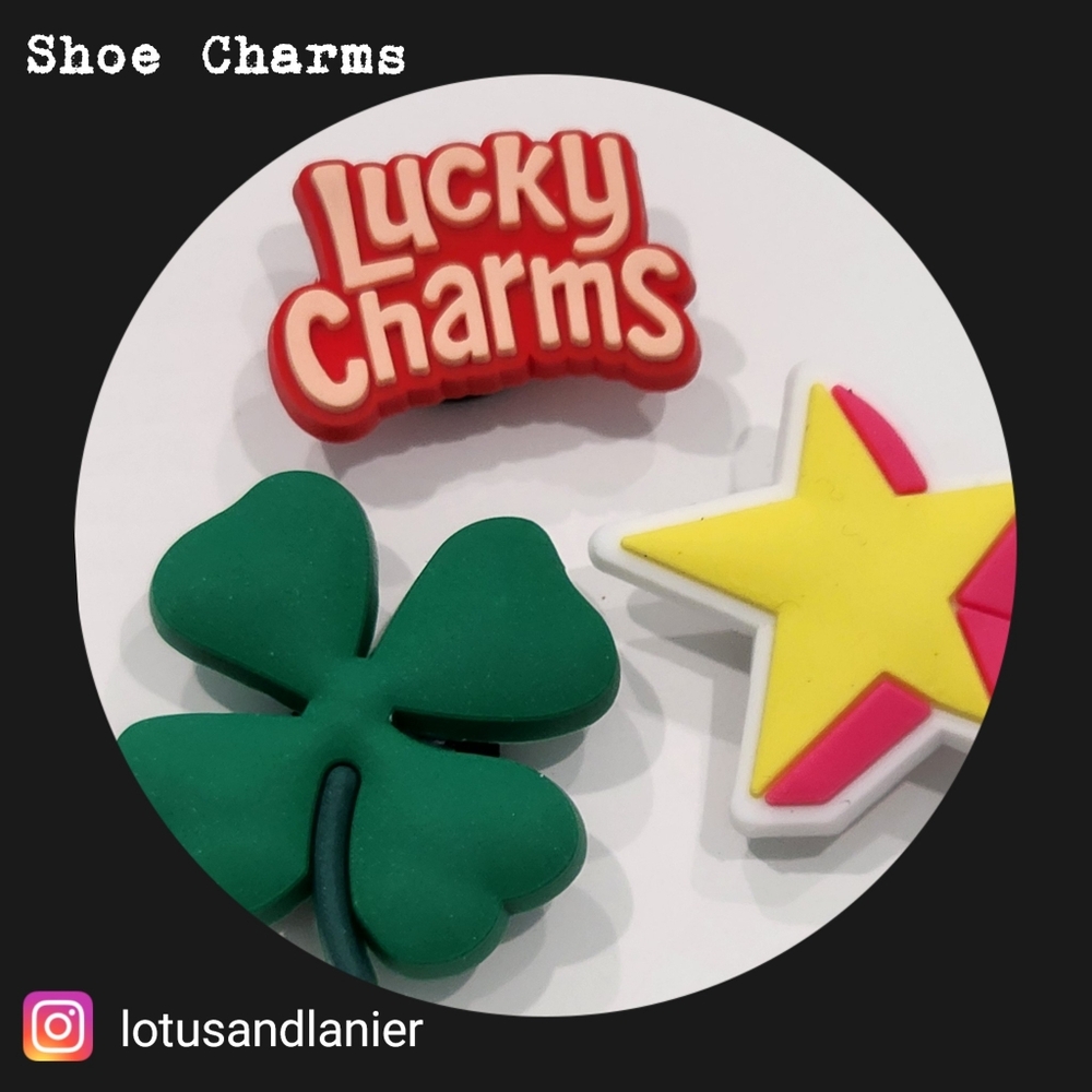 Shoe Charms Lucky Charms Set of 3